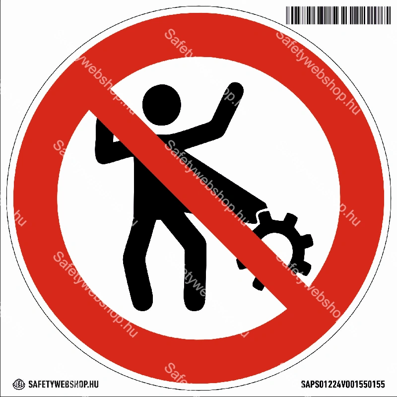 Lógó ruházat viselése tilos! matrica (piktogram)