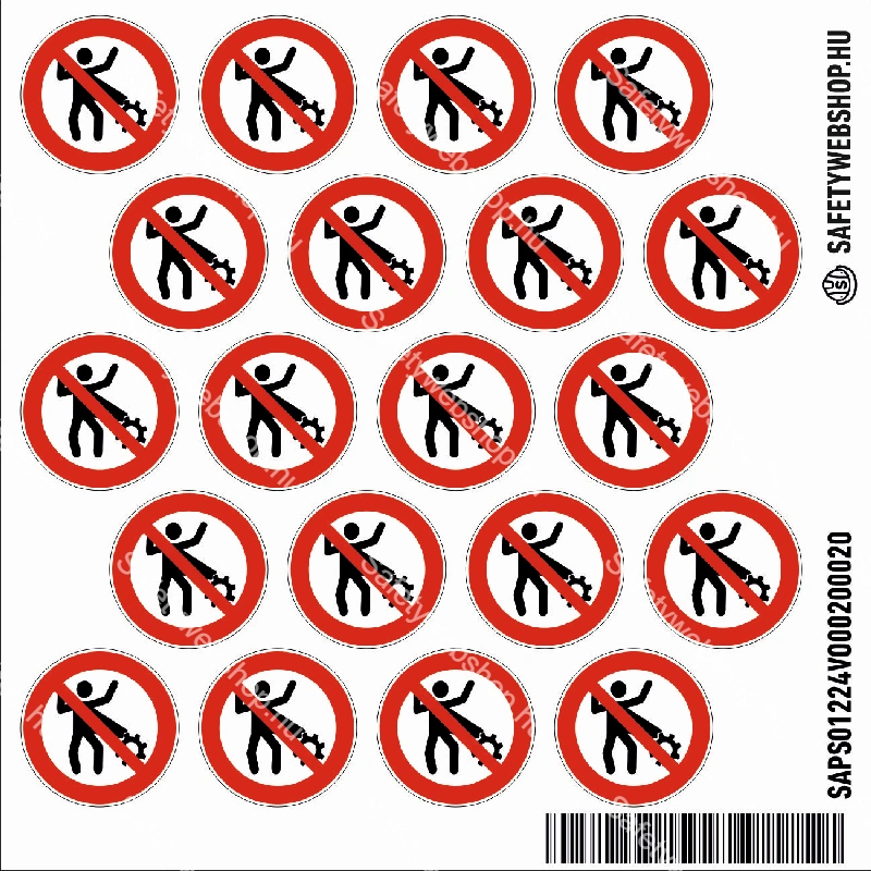 Lógó ruházat viselése tilos! matrica (piktogram) - Image 2