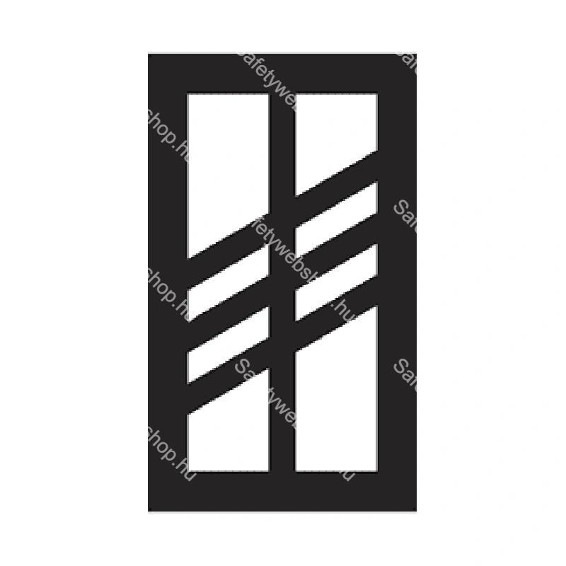 Háromfázisú diazed biztosító / Vinyl öntapadó matrica / 100 mm x 60 mm