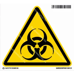 Biológiai veszély! matrica (ISO 7010-W009 piktogram)