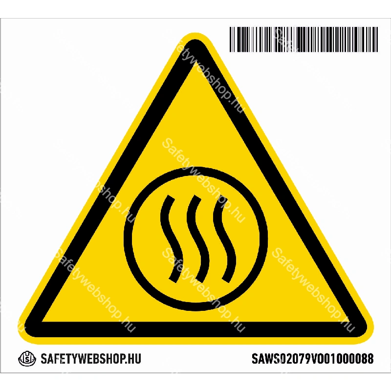 Forró tartalom! matrica (ISO 7010-W079 piktogram) - Image 4