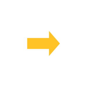 SafetyStripe Smooth alakzat, Nyíl nagy, 300 mm x 230 mm