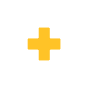 SafetyStripe Smooth alakzat, X - alak, 150 mm x 150 mm